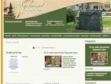 Tablet Screenshot of nyiracsad.hu